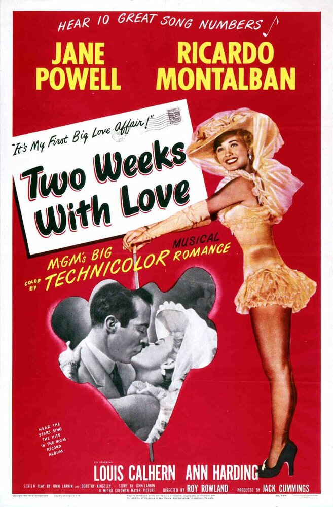 Две недели с любовью (1950) постер