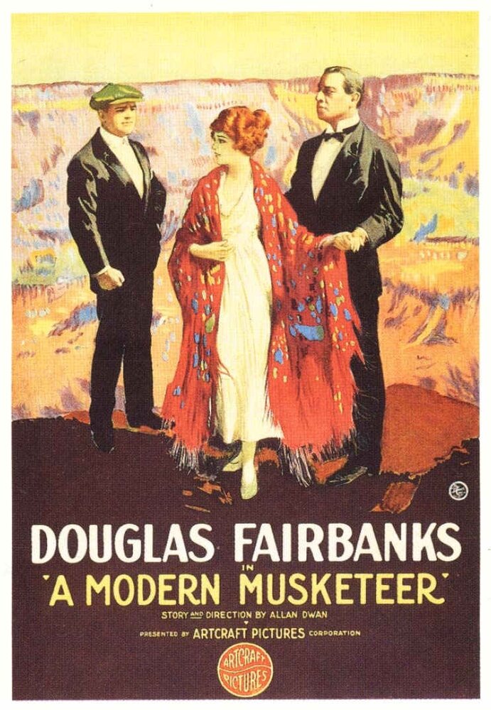 Современный мушкетер (1917) постер