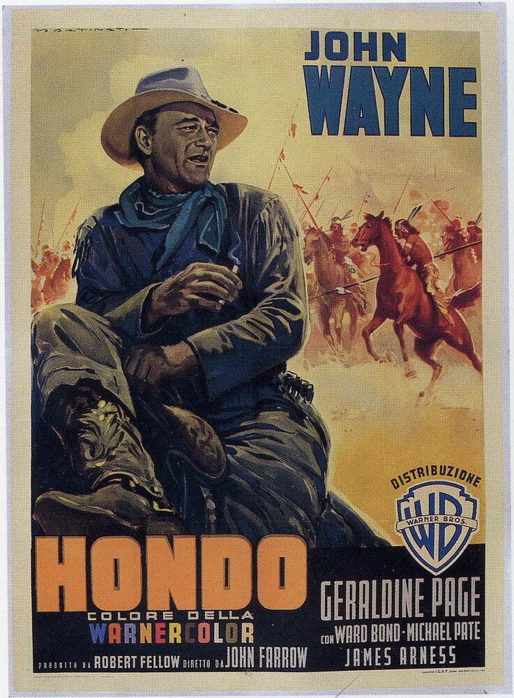 Хондо (1953) постер