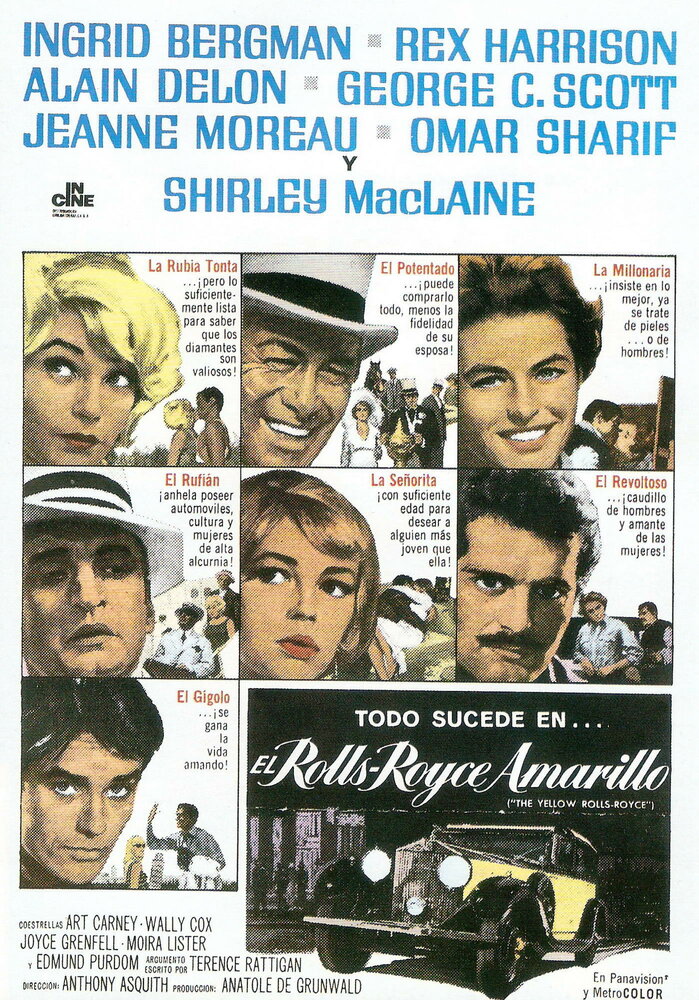 Желтый роллс-ройс (1964) постер