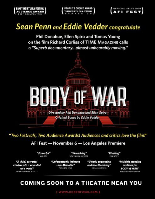 Body of War (2007) постер